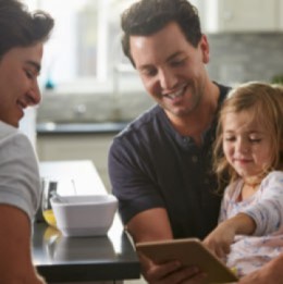parents with child