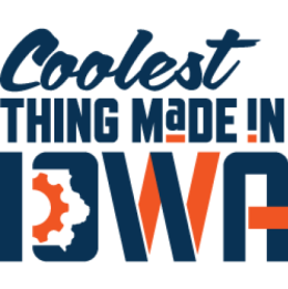coolest thing made in iowa logo