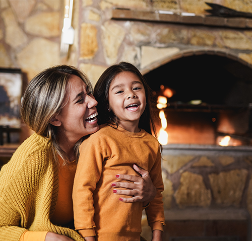 A family in Iowa City, IA, that has checking accounts