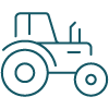 ag equipment lending tractor icon